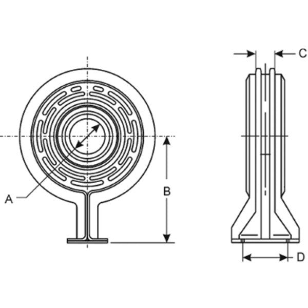 Spicer 210527X | (1310) Drive Shaft Center Support Bearing