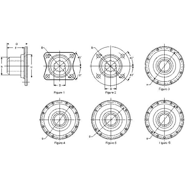 3-1-4141 Spicer 1350 Series Companion Flange