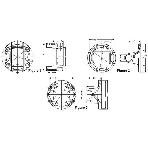 140-2-39-1 Spicer Spl140 Series Flange Yoke