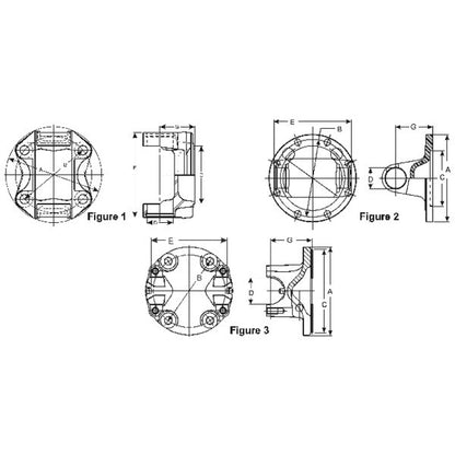 Spicer 170-2-19 | (SPL170) Drive Shaft Flange Yoke