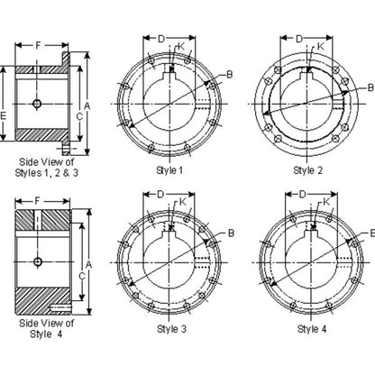 Spicer 2-1-1313-8 | (1310) Drive Shaft Flange