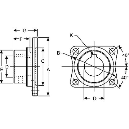 Spicer 3-1-604 | (1350) Drive Shaft Flange