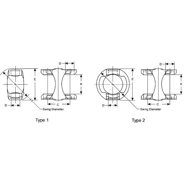 Spicer 3-26-757 | (1350) Double Cardan Cv H Yoke