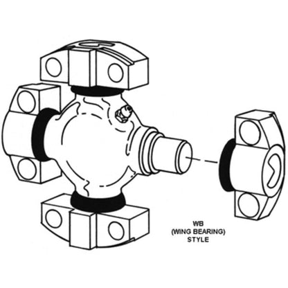 Spicer 5-10211X | (Italcardano 10C) Universal Joint, Non-Greaseable