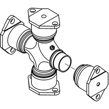 Spicer 5-280X | (Spicer 1710) Universal Joint, Greaseable