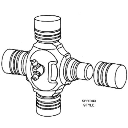 Spicer SPL140X | (Spicer SPL140) Universal Joint, Greaseable